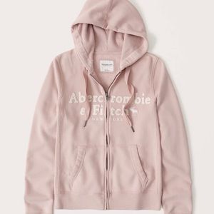 Abercrombie Full-Zip Logo Hoodie